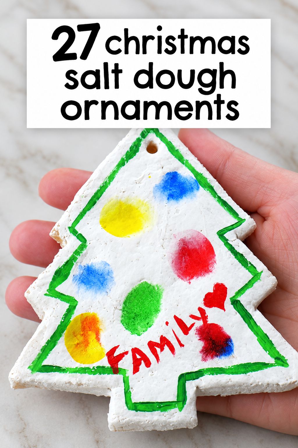 fingerprint christmas tree christmas ornaments