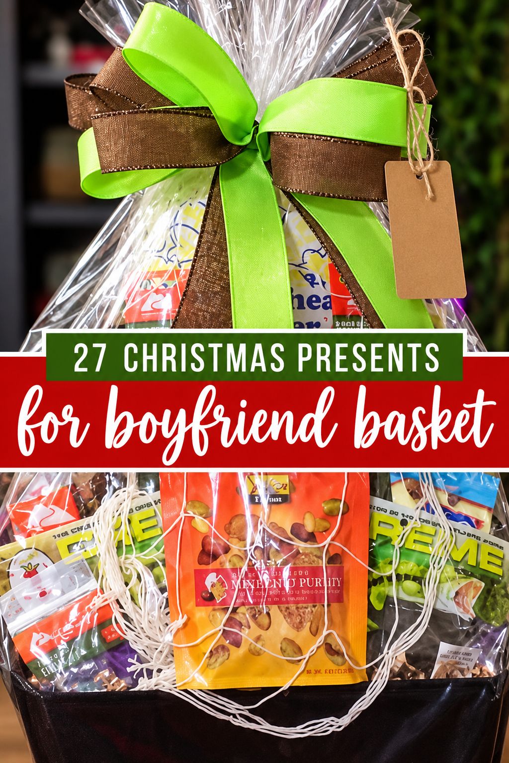 fishing basket christmas basket