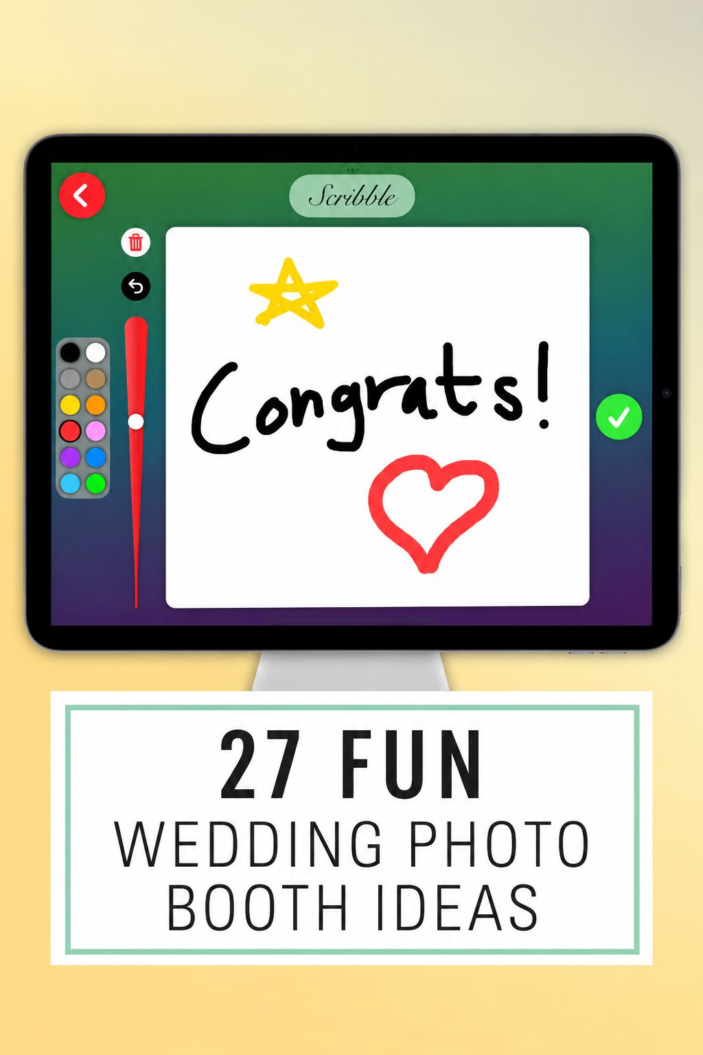fun wedding photo booth ideas