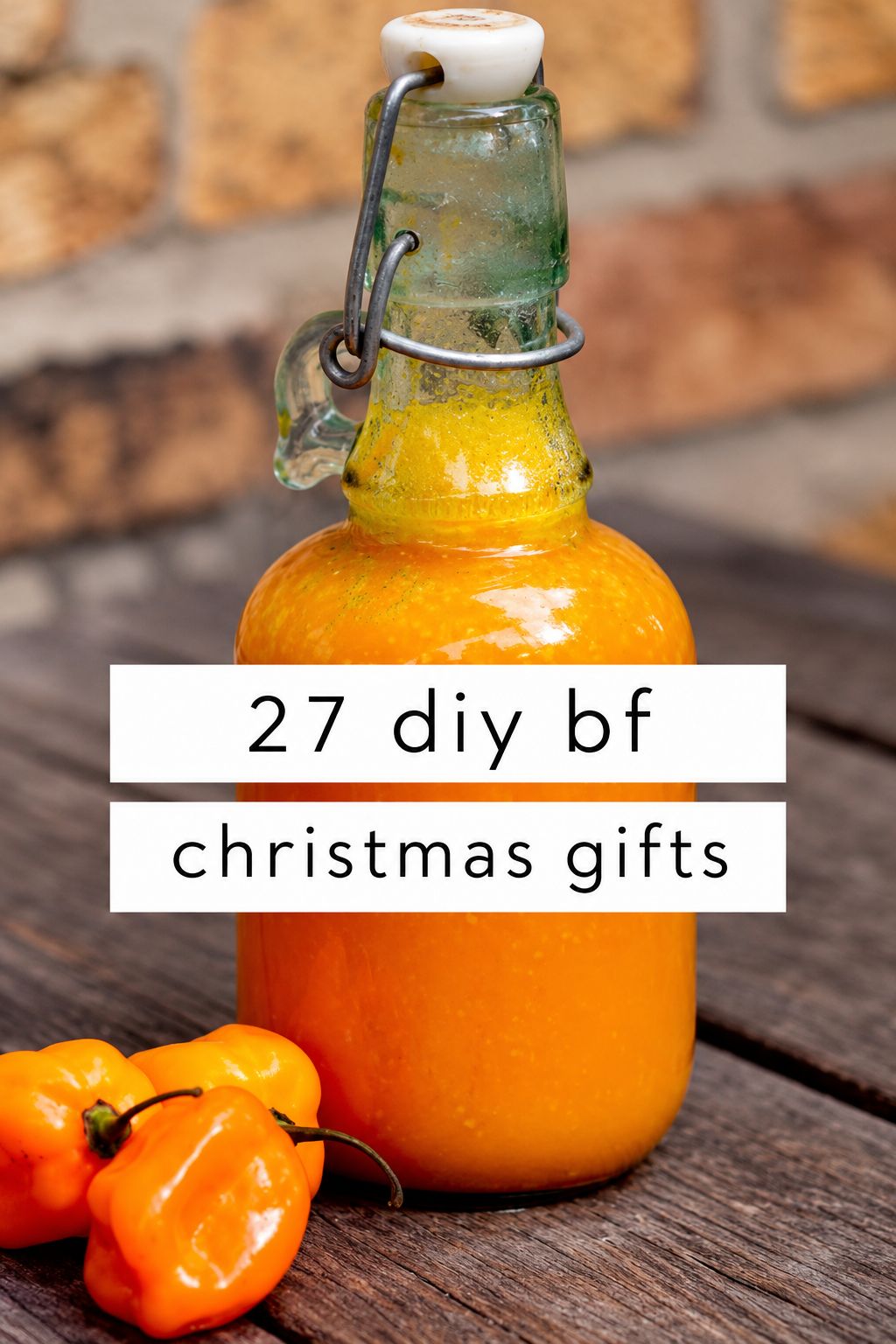homemade habanero hot sauce christmas gifts for boyfriend