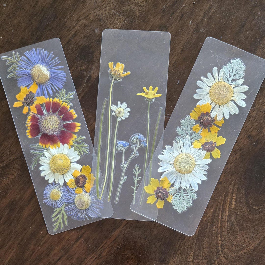 Pressed Wildflower Bookmark
