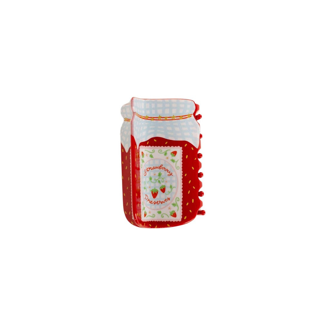 Strawberry Preserves Claw Clip