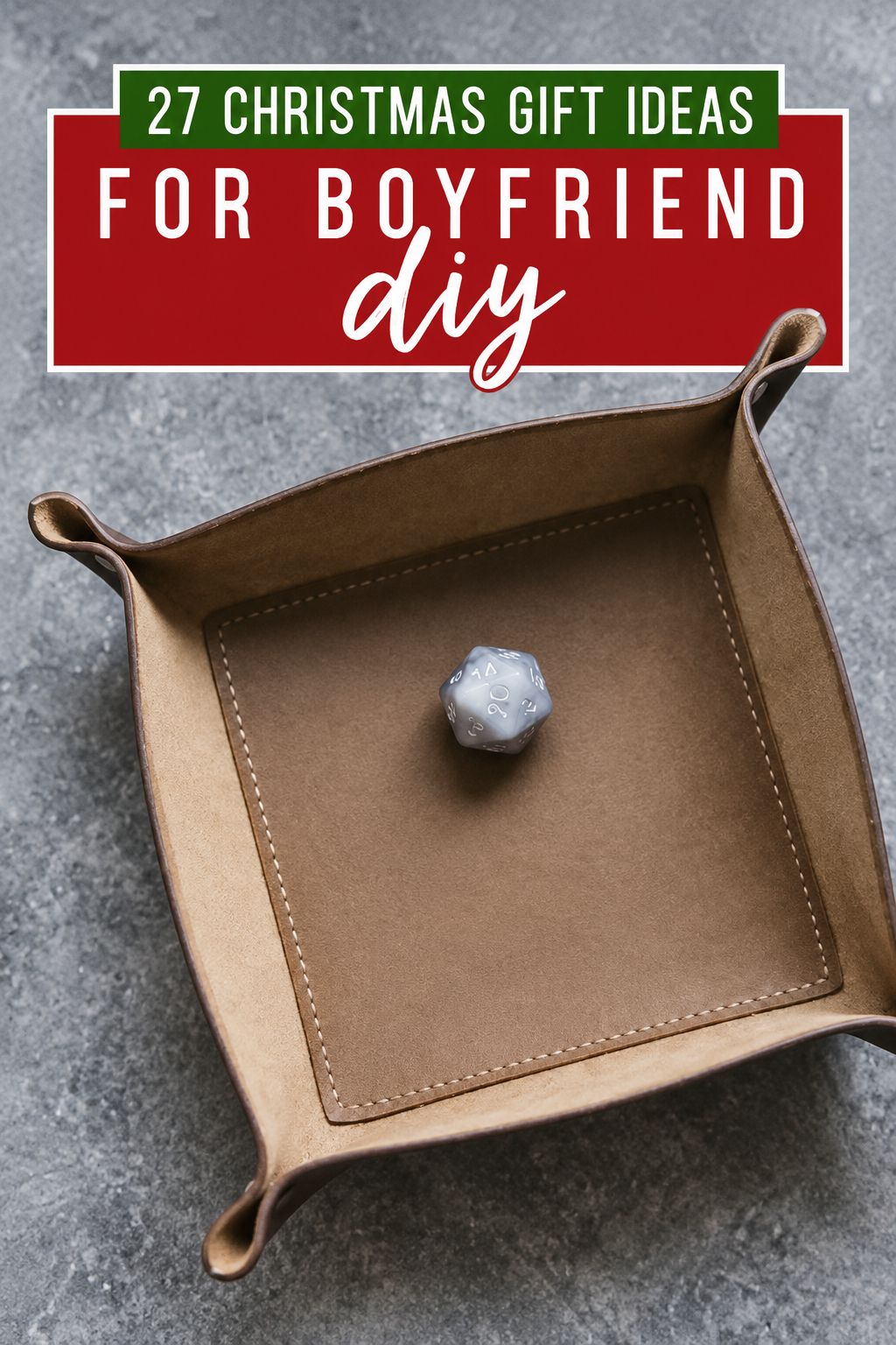 leather valet tray christmas gifts for boyfriend