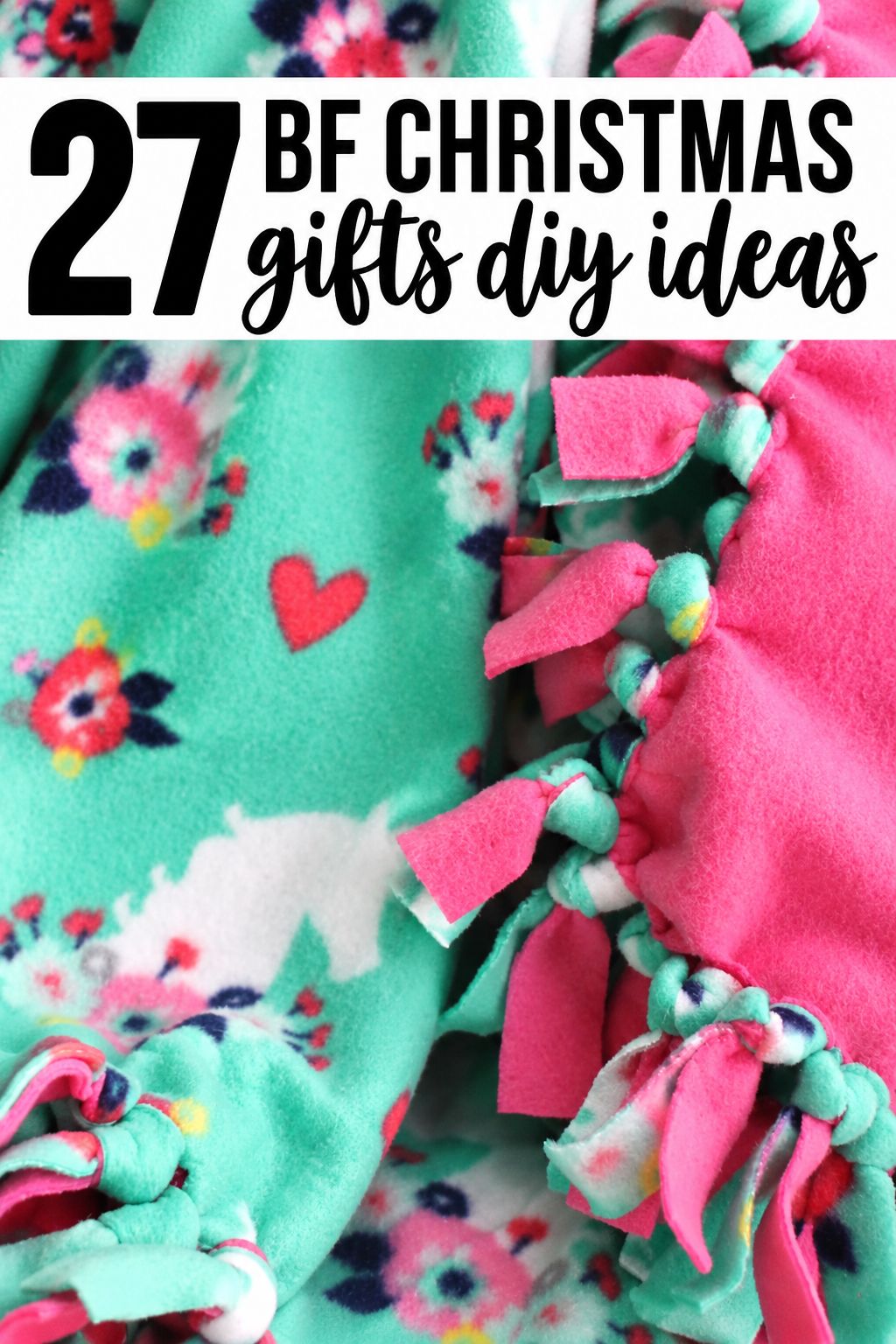 no sew fleece tie blanket christmas gifts for boyfriend