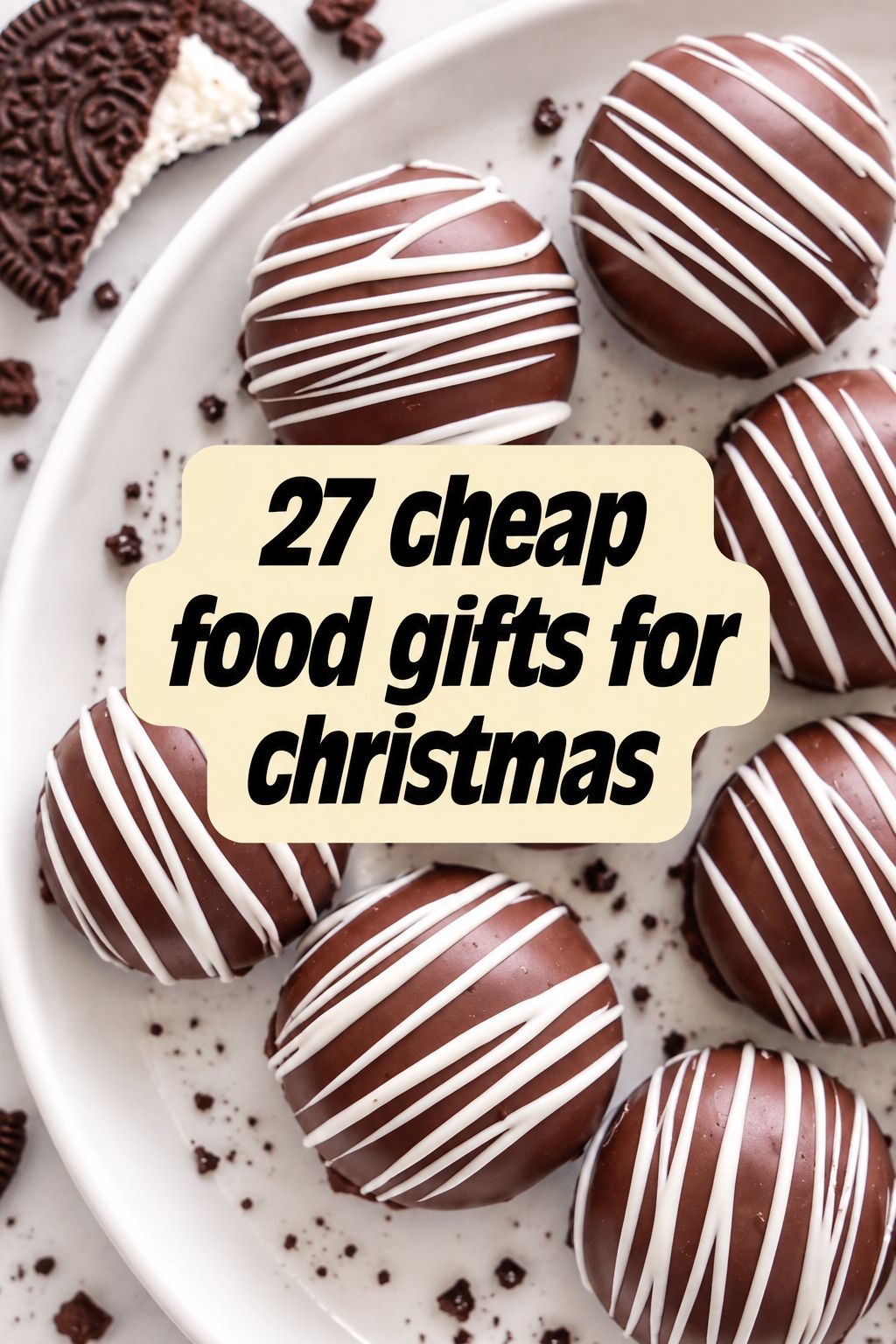 Oreo Truffles homemade Christmas gift