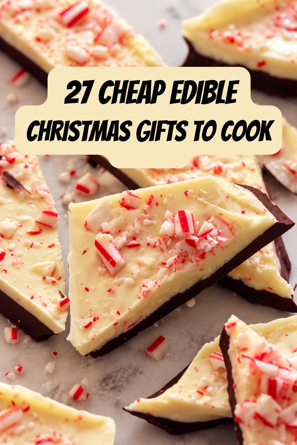 Peppermint Bark homemade Christmas gift