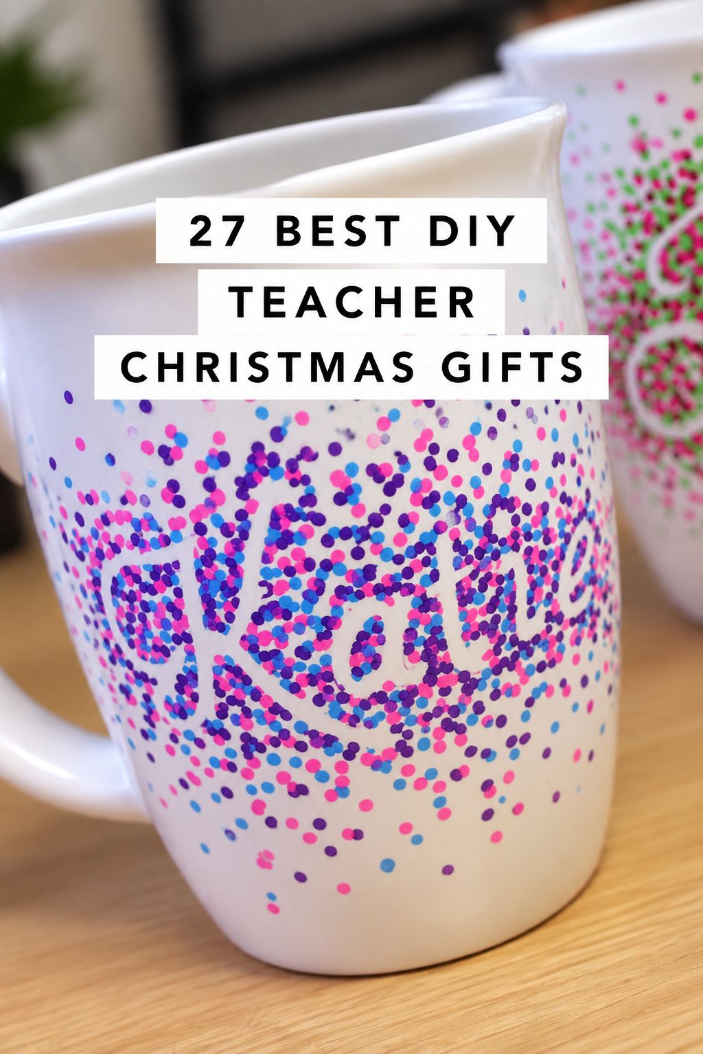 sharpie polka dot mug christmas gifts