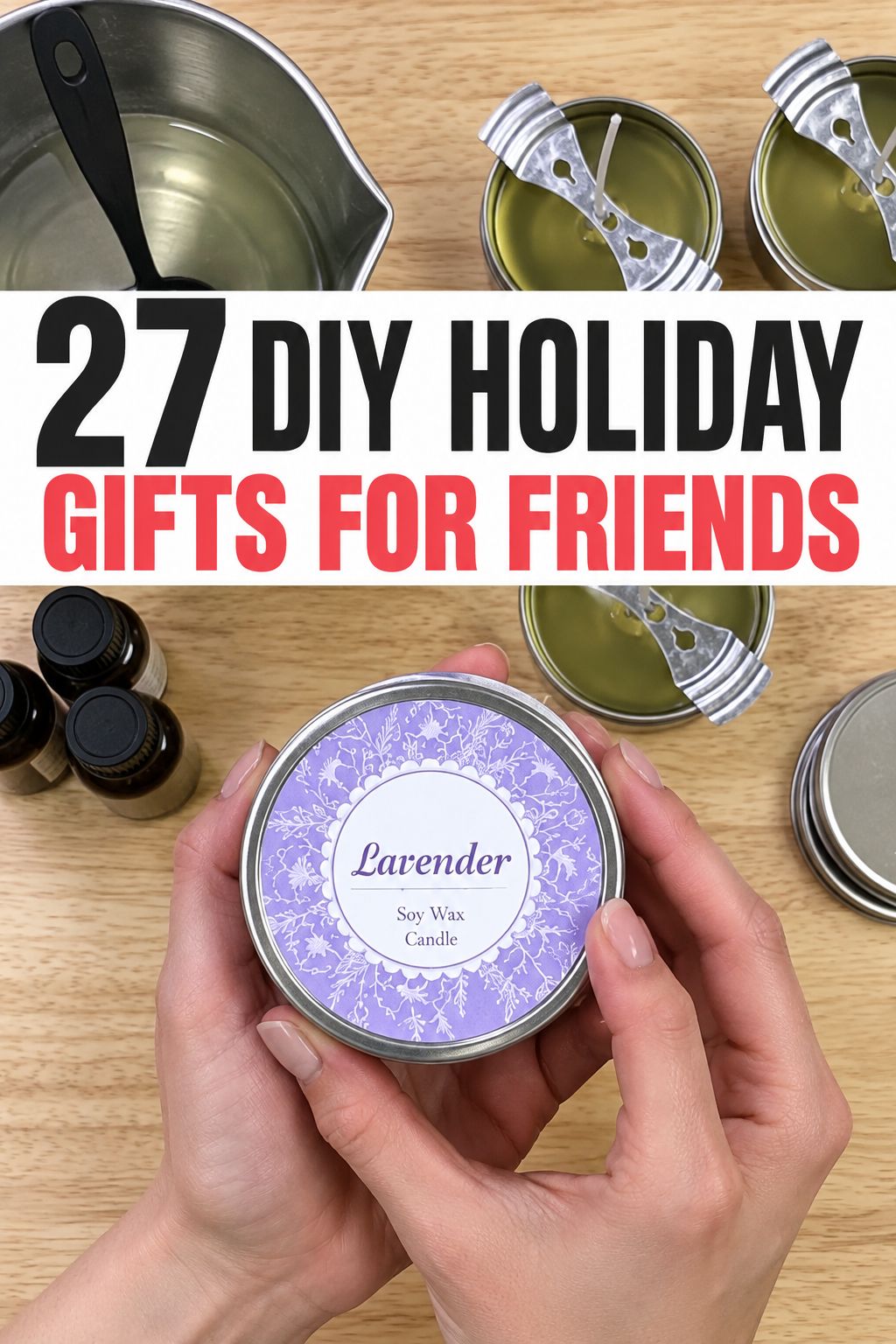 soy candles in a tin christmas gifts