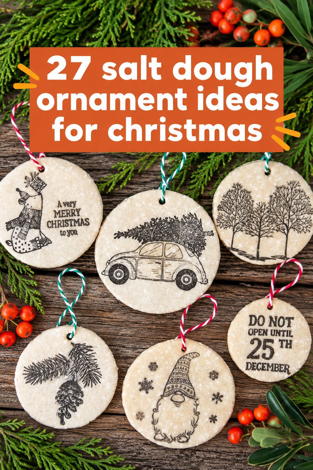 stamped ornaments and gift tags christmas ornaments