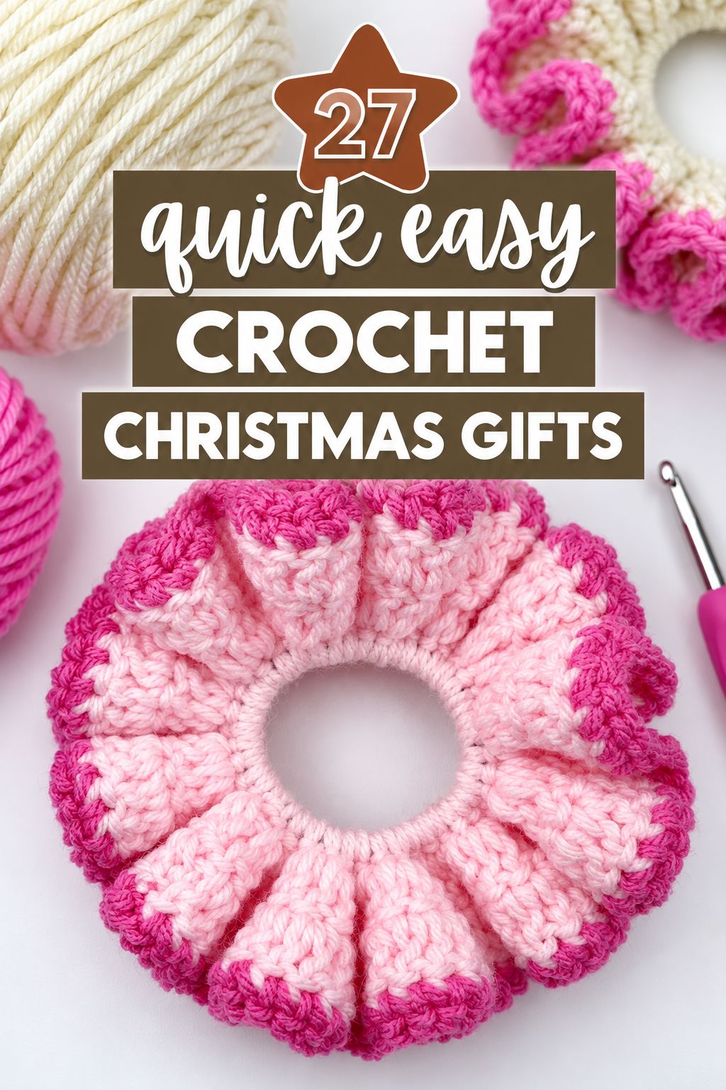 two color scrunchie christmas gifts