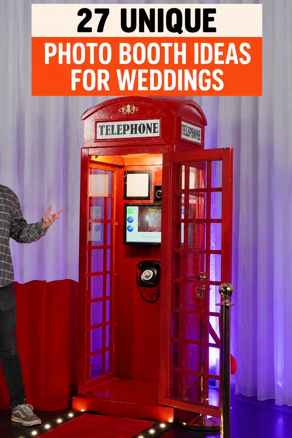 unique photo booth ideas for weddings