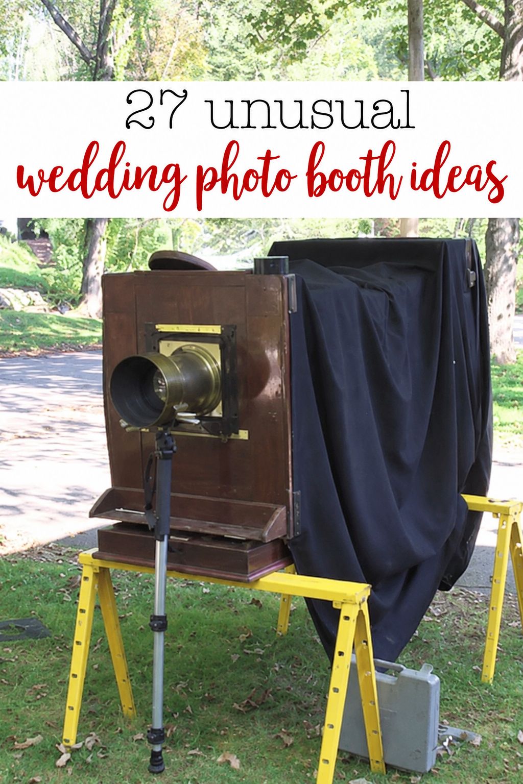 unusual wedding photo booth ideas